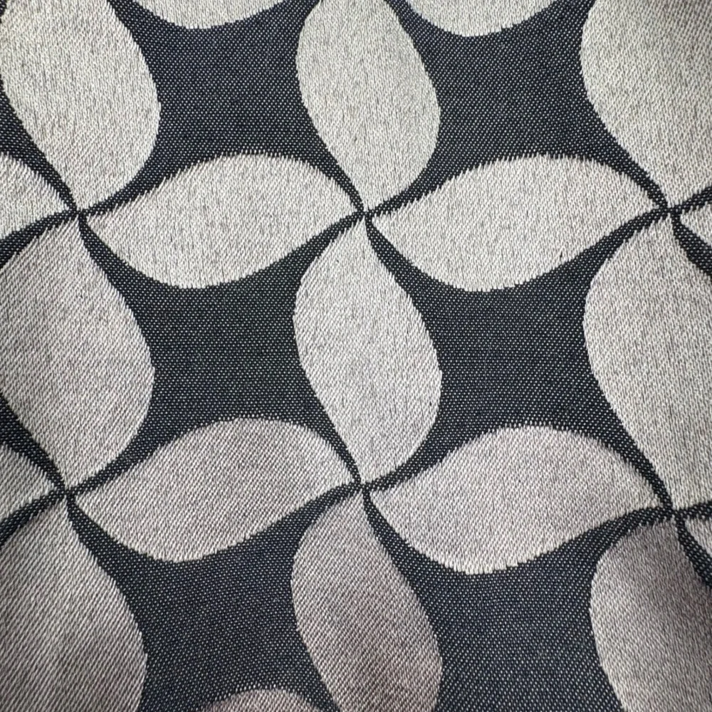 MICHAEL‎ Michael Kors Womens Black Gray Geometric Print Blazer Jacket Size 2